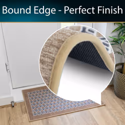 JVL Allure Machine Washable Doormat, 50x75cm - Beige - Additional view 10