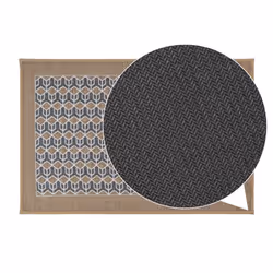 JVL Allure Machine Washable Doormat, 50x75cm - Beige - Additional view 4