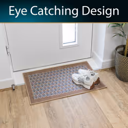JVL Allure Machine Washable Doormat, 50x75cm - Beige - Additional view 7