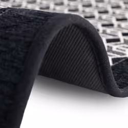 JVL Allure Machine Washable Doormat, 50x75cm - Black - Additional view 4