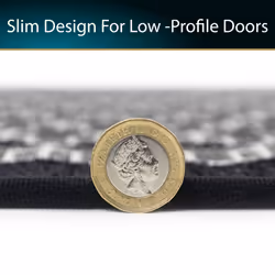 JVL Allure Machine Washable Doormat, 50x75cm - Black - Additional view 7