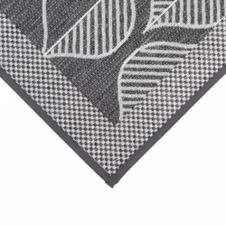 JVL Expression Machine Washable Doormat, 50x75cm - Leaves