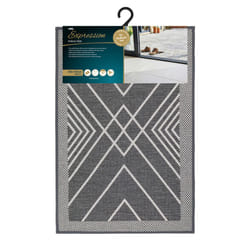 JVL Expression Machine Washable Doormat, 50x75cm - Stripes