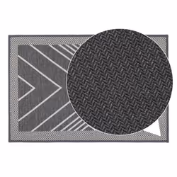 JVL Expression Machine Washable Doormat, 50x75cm - Stripes - Additional view 5