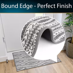 JVL Harmony Machine Washable Doormat - 50x75cm - Eyes - Additional view 11