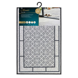 JVL Avanti Machine Washable Doormat, 50x75cm - Grey