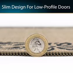 JVL Elegance Machine Washable Doormat, 50x75cm - Scroll Border - Additional view 10