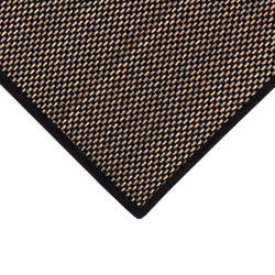 JVL Antarra Machine Washable Runner, 50x150 - Black/Brown