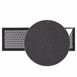 JVL Allure Machine Washable Runner, 50x150cm - Black - Additional view 5