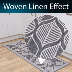 JVL Expression Machine Washable Runner, 50x150cm - Leaves - Additional view 11