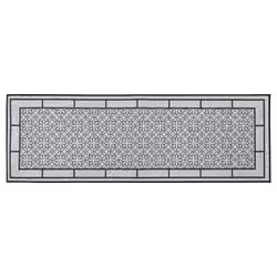 JVL Avanti Machine Washable Runner, 50x150cm - Grey