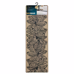 JVL Elegance Machine Washable Runner, 50x150cm - Flowers