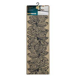 JVL Elegance Machine Washable Runner, 50x150cm - Flowers