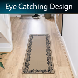 JVL Elegance Machine Washable Runner, 50x150cm - Scroll - Additional view 8