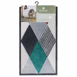 JVL SOLEMATE Hand Carved Gem Door Mat, 57 x 100 cm