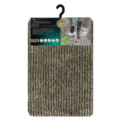 JVL Kensington Barrier Door Mat, Brown, 50 x 75cm - Striped, 50 x 75cm