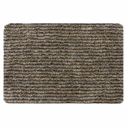 JVL Kensington Barrier Door Mat, Brown, 50 x 75cm - Striped, 50 x 75cm