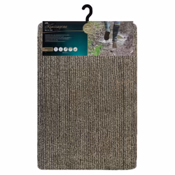 JVL Kensington Barrier Door Mat, Brown, 50 x 75cm - Striped, 60 x 90cm