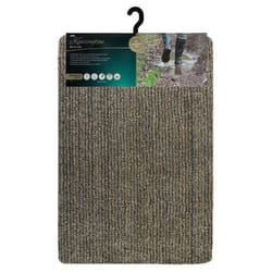 JVL Kensington Barrier Door Mat, Brown, 50 x 75cm - Striped, 60 x 90cm