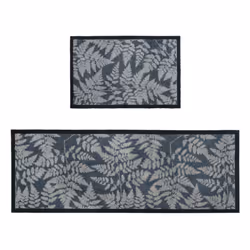 JVL Mega Door Mat 50 x 75 cm, Fern