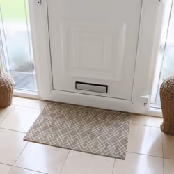 JVL Mega Door Mat 50 x 75cm, Diamond Trellis