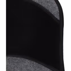 JVL 01-928GY Universal PVC Backed Carpet Car Mat Endurance Set, Grey/Black, 4 Pieces