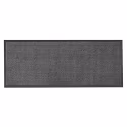 JVL Grey Black Heavy Duty Barrier Door Floor Mat, 60 x 150 cm