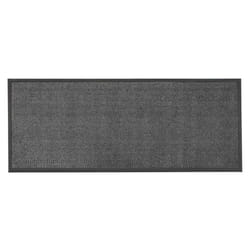 JVL Grey Black Heavy Duty Barrier Door Floor Mat, 60 x 150 cm
