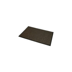 JVL Heavy Duty Barrier Slip Resistant Rubber Backed Door Floor Mat, Vinyl, Brown/Black, 60 x 150 cm