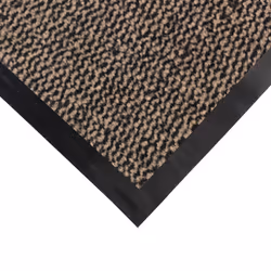 JVL Brown Black Heavy Duty Barrier Door Floor Mat 80 x 120 cm