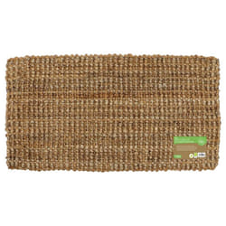 JVL Moris Hand Spun Boucle Coir Jute Doormat, 40x70cm