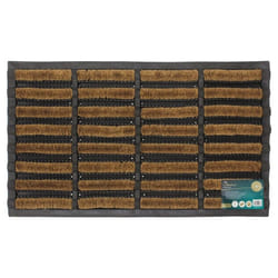 JVL Nimbus Rubber Coir Tuffscrape Doormat, 45x75cm