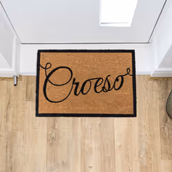 JVL Eco-Friendly Latex Backed Coir Entrance Doormat, 40x60cm - Croeso - Additional view 11