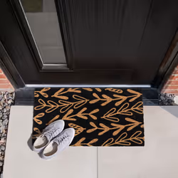 JVL Eco-Friendly Latex Backed Coir Entrance Doormat, 40x60cm - Sycamore - Additional view 9