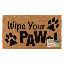 JVL Eco-Friendly Latex Backed Coir Entrance Doormat, 40x70cm - Wipe Your Paws