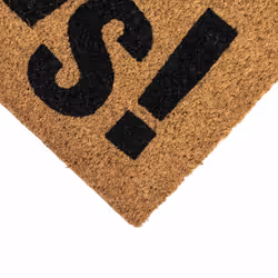 JVL Eco-Friendly Latex Backed Coir Entrance Doormat, 40x70cm - Wipe Your Paws