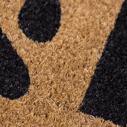 JVL Eco-Friendly Latex Backed Coir Entrance Doormat, 40x70cm - Wipe Your Paws
