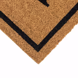 JVL Eco-Friendly Latex Backed Coir Entrance Doormat, 40x70cm - Woof