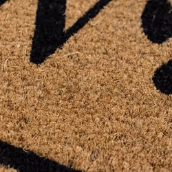 JVL Eco-Friendly Latex Backed Coir Entrance Doormat, 40x70cm - Woof - Additional view 4