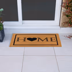 JVL Eco-Friendly Latex Backed Coir Entrance Doormat, 60x90cm - Heart Home Welcome - Additional view 9