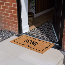 JVL Eco-Friendly Latex Backed Coir Entrance Doormat, 40x70cm - Home Hearts - Additional view 10