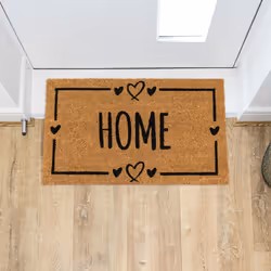 JVL Eco-Friendly Latex Backed Coir Entrance Doormat, 40x70cm - Home Hearts - Additional view 11