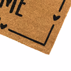 JVL Eco-Friendly Latex Backed Coir Entrance Doormat, 40x70cm - Home Hearts