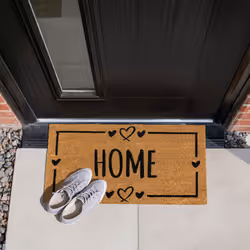 JVL Eco-Friendly Latex Backed Coir Entrance Doormat, 40x70cm - Home Hearts - Additional view 9