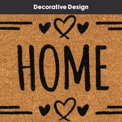 JVL Eco-Friendly Latex Backed Coir Entrance Doormat Runner, 40x120cm - Home Hearts - Additional view 7