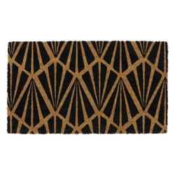 Eco-Friendly Latex Backed Coir Door Mat, Art Deco