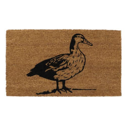 Eco-Friendly Latex Backed Coir Door Mat, Quackers Duck