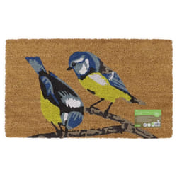Eco-Friendly Latex Backed Coir Door Mat, Birds