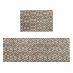 JVL Mega Runner Mat 57 x 150 cm, Diamond Trellis