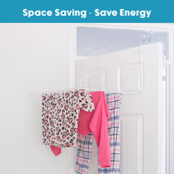 JVL Over-Door Clothes Airer Rail